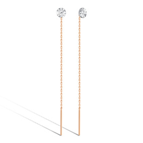 Золотые серьги-продевки