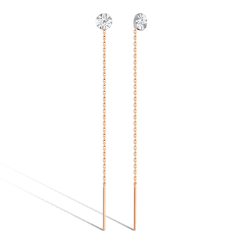 Золотые серьги-продевки