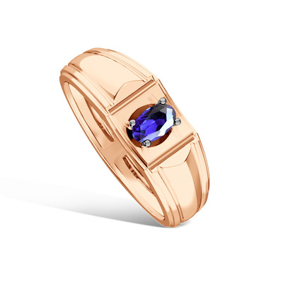 Золотое кольцо с сапфиром