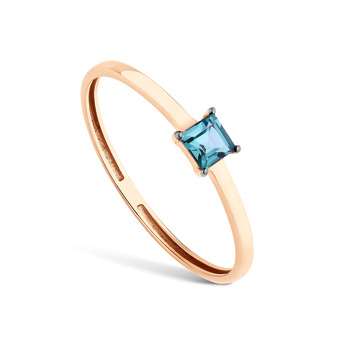 Золотое кольцо с топазом