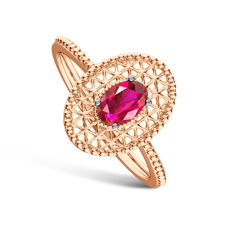 Золотое кольцо с рубином