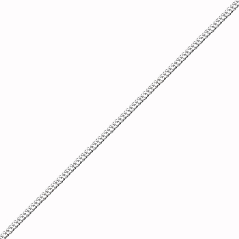 Золотая цепь «Ромб двойной» с алмазной огранкой