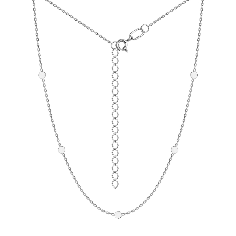 Золотая цепь «Якорь» с алмазной огранкой