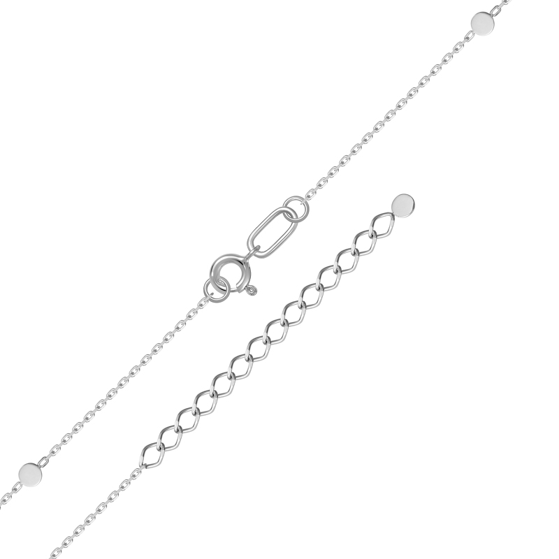 Золотая цепь «Якорь» с алмазной огранкой