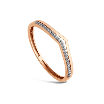 Золотое кольцо с бриллиантами