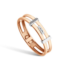 Золотое кольцо с бриллиантами