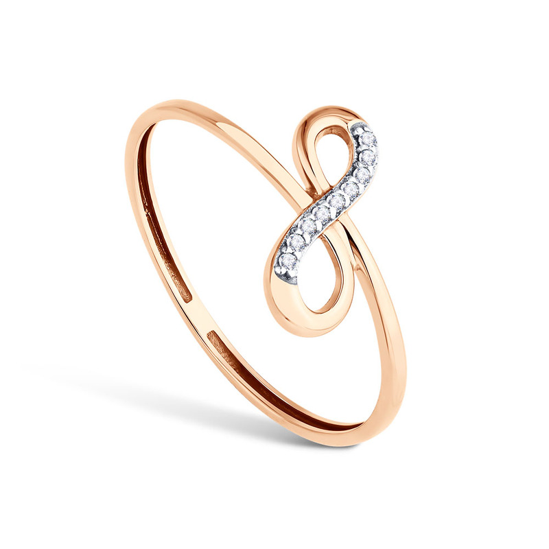 Золотое кольцо с бриллиантами