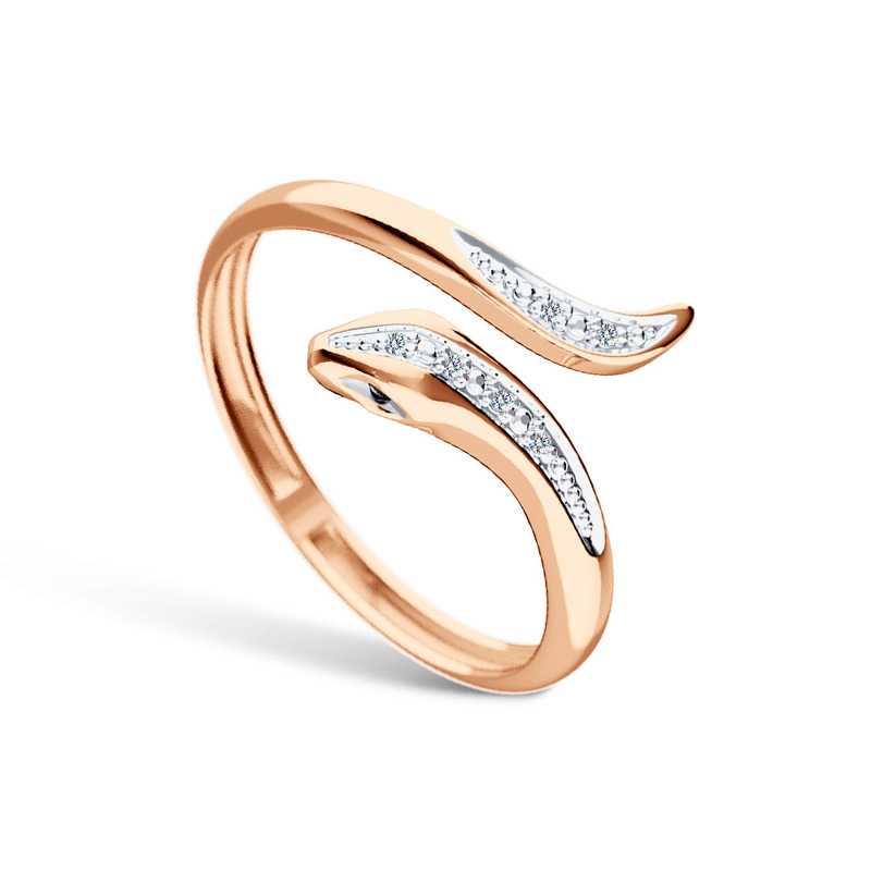 Кольцо из золота с бриллиантами