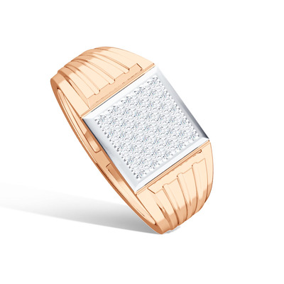 Золотое кольцо с бриллиантами