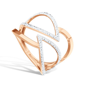 Золотое кольцо с бриллиантами