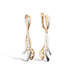 Золотые серьги