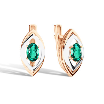 Золотые серьги с