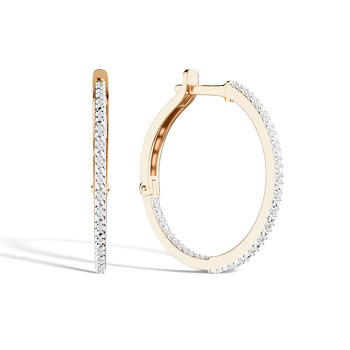 Серьги из золота с бриллиантами 28-1775