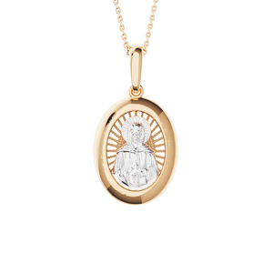 Золотая подвеска «Николай Чудотворец»