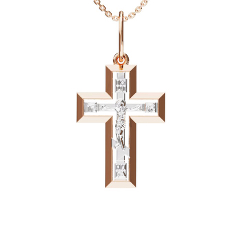 Золотой крест «Спаси и сохрани»