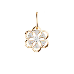 Золотая подвеска с бриллиантами