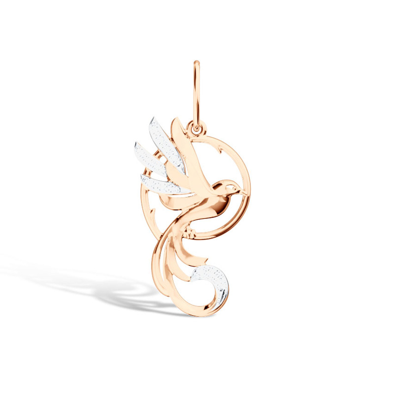 Золотая подвеска с