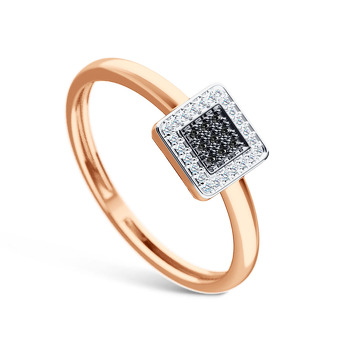 Золотое кольцо с бриллиантами