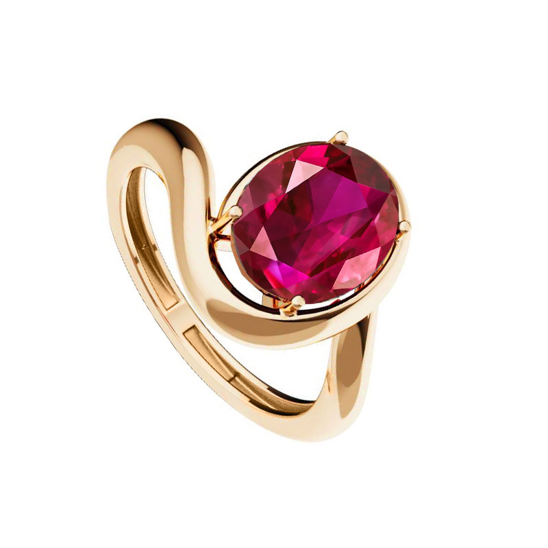 Золотое кольцо с рубином