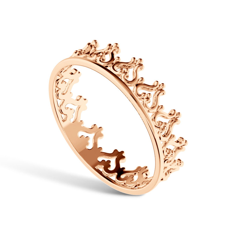 Золотое кольцо «Сердце королевы»