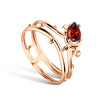 Золотое кольцо с гранатом