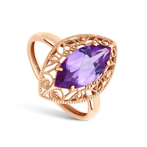 Золотое кольцо с александритом