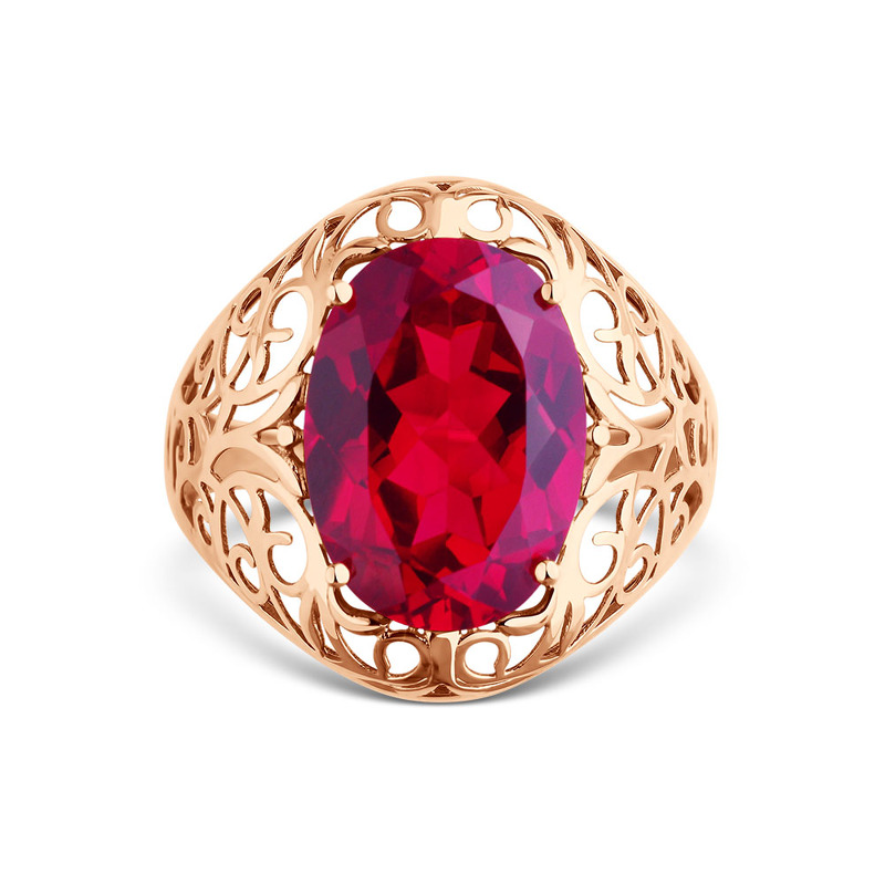 Золотое кольцо с рубином