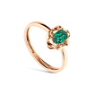 Золотое кольцо с изумрудом