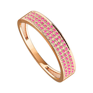 Золотое кольцо с рубинами