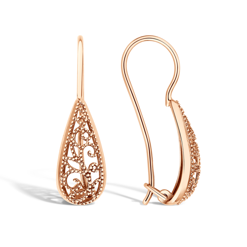 Золотые серьги «Версаль»