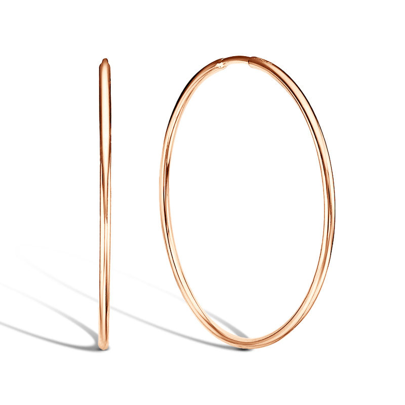 Золотые серьги-конго «б/к»