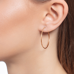 Золотые серьги-конго «б/к»