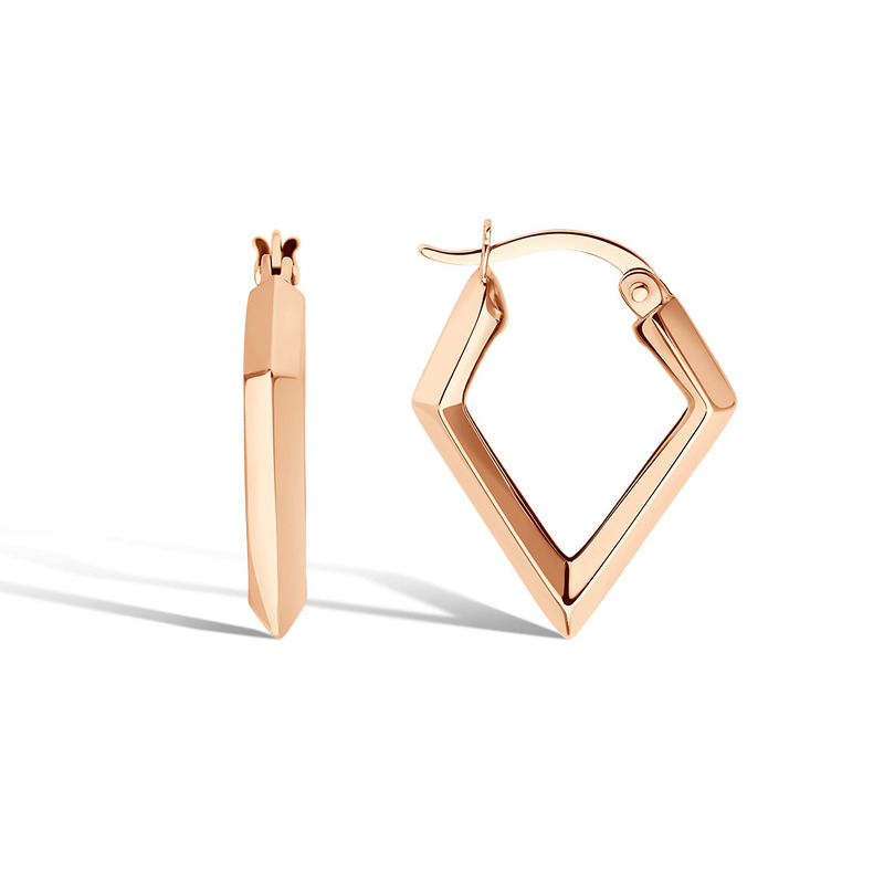 Золотые серьги «Геометрия»