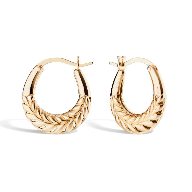 Золотые серьги «Сударушка»