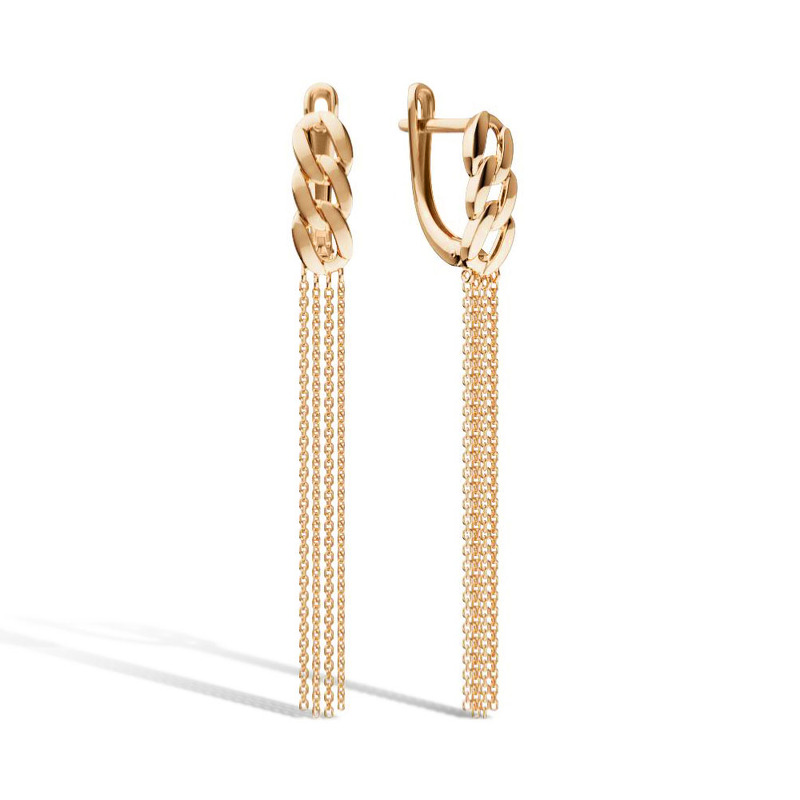 Золотые серьги