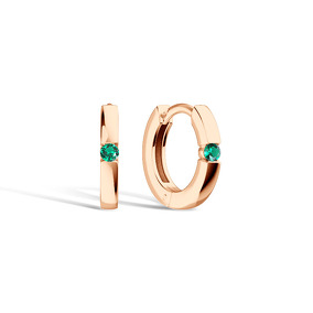 Серьги из золота с изумрудами 20-1850