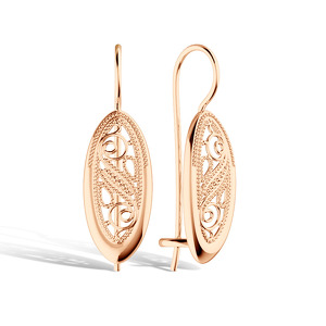 Золотые серьги «Версаль»