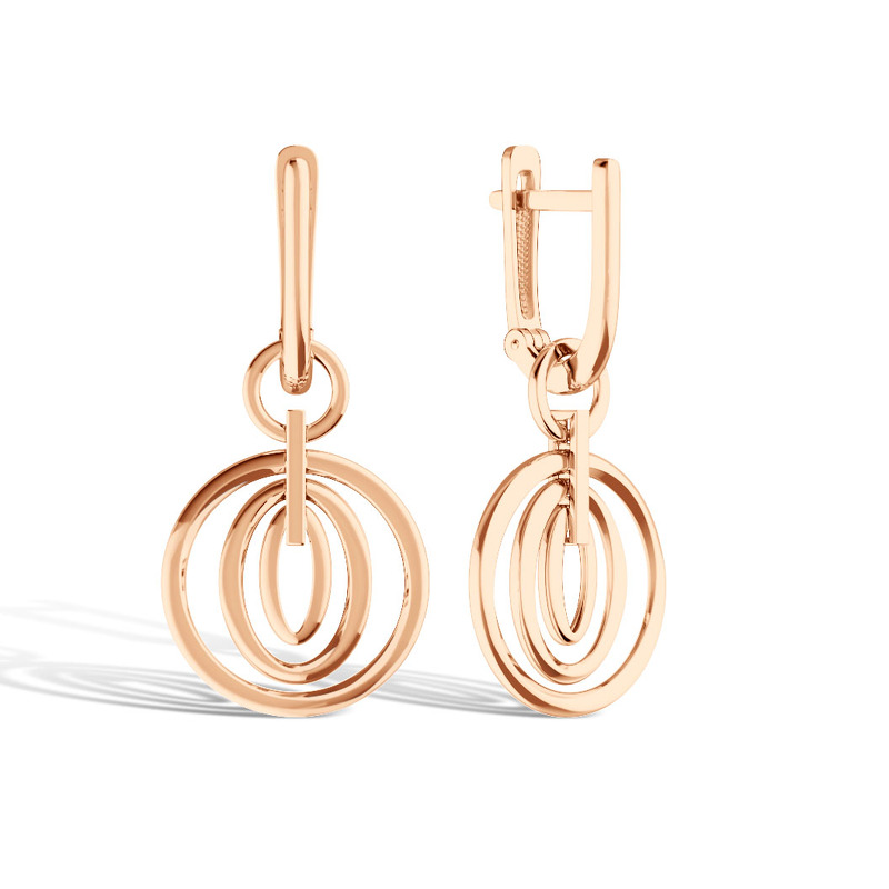 Золотые серьги