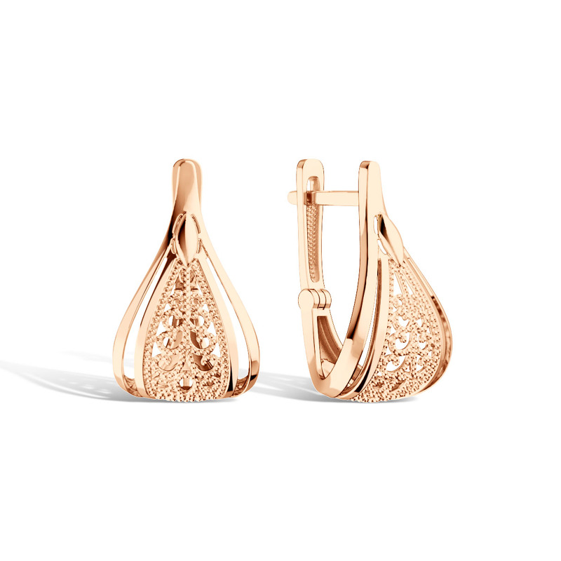 Золотые серьги