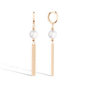 Золотые серьги с жемчугом