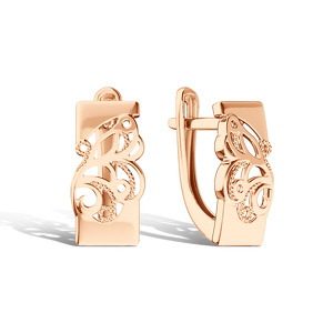Золотые серьги