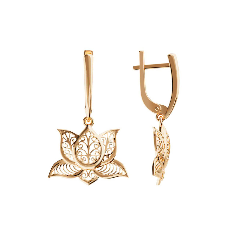 Золотые серьги