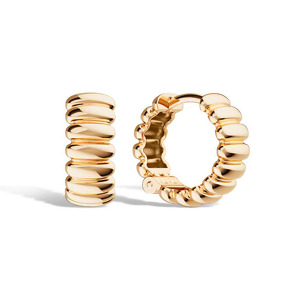 Золотые серьги-конго «Стихия»