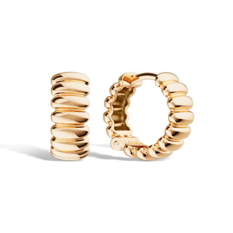 Золотые серьги-конго «Стихия»