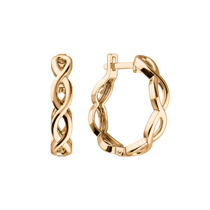 Золотые серьги «Якорь света»