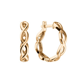 Золотые серьги «Якорь света»