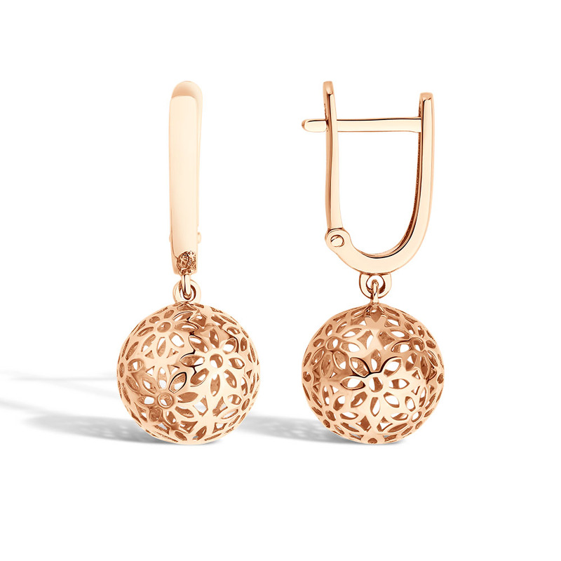 Золотые серьги