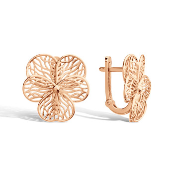 Золотые серьги 21-1892