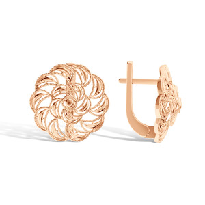 Золотые серьги