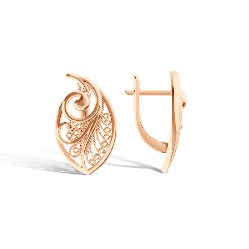 Золотые серьги